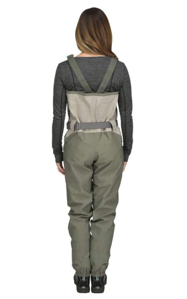 Simms Womens Freestone Z Waders Stockingfoot Model Back Simms Womens Freestone Z Waders Stockingfoot Model Back